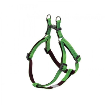 Nobby Шлея для собак Soft Grip S-M 1,5х40-56 см салатовая