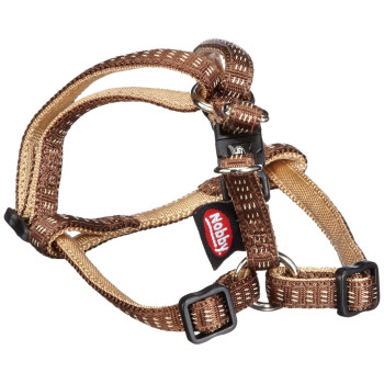 Nobby Шлея для собак Soft Grip L-XL 2,5х60-86 см коричневая