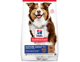 Hill’s SP Сухий корм для собак  Senior 7+ Medium Ягня та рис 2,5 кг