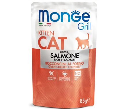 Monge Влажный корм для котят Kitten Grill Лосось 85 г