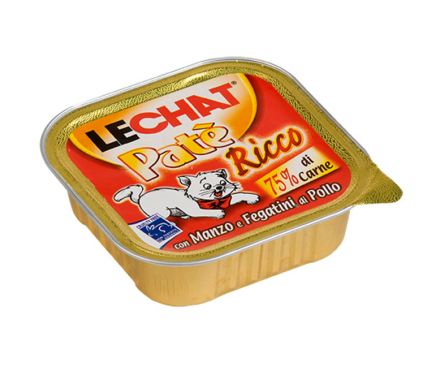 Monge Влажный корм для котов LC Adult Говядина и курица 100 г