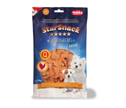 Nobby StarSnack Ласощі для собак Soft Chicken Heart Minі 70 г