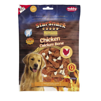 Nobby StarSnack Лакомства для собак BBQ Chicken Calcium Bone 900 г