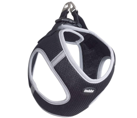 Nobby Шлейка для собак Mesh Delight S нейлон 1,5х30-35х35-40 см чёрная