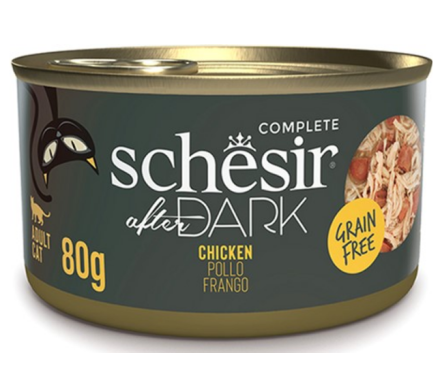 Schesir After Dark Консерва для котов Курица в бульоне 80 г