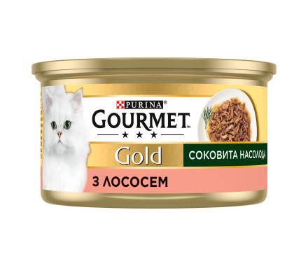Gourmet Gold Консерва для котів Соковита насолода лосось 85 г