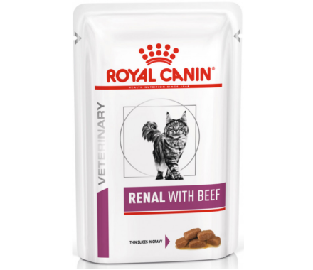 Royal Canin VD Влажный корм для котов Renal Говядина 85 г