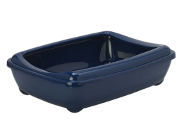 Moderna Туалет для котов с бортиком Jumbo Arist-O-Tray 57х43х16,3 см черничный