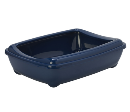 Moderna Туалет для котов с бортиком Jumbo Arist-O-Tray 57х43х16,3 см черничный