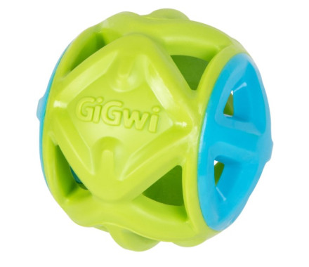 GiGwi Basic Іграшка для собак М'яч гума 9 см салатова