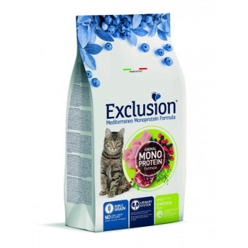Exclusion Сухой корм для стерилизованных котов Курица 300 г