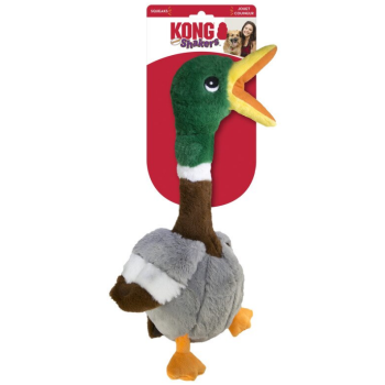 Kong Shakeers Honkers Duck toy for Dog Duck with Swarf