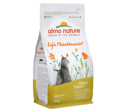 Almo Nature Holistic Сухий корм для котів Свіжа індичка 400 г