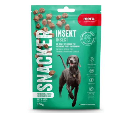 Mera Лакомства для собак Snacker Насекомые 200 г
