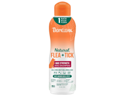 TropiClean Natural Flea & Tick Шампунь для собак максимальная защита от блох и клещей 592 мл