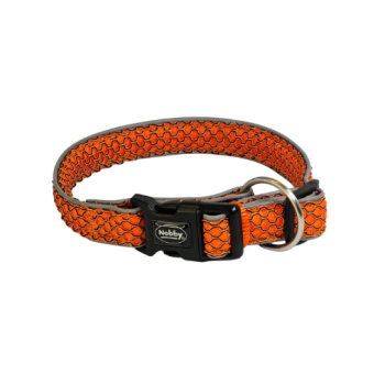 Nobby Ошейник для собак Mesh Air L-LX 3,2х50-65 см оранжевый