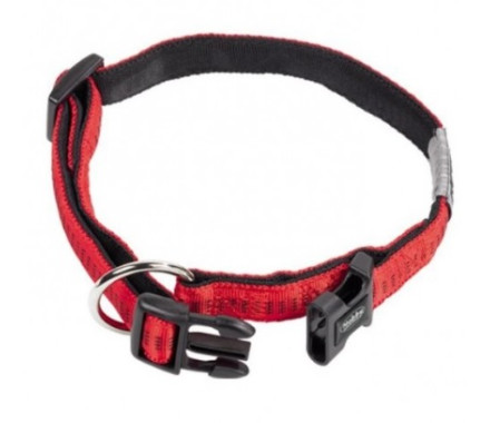 Nobby Ошейник для собак Soft Grip L-XL 2,5×50‑65 см красный