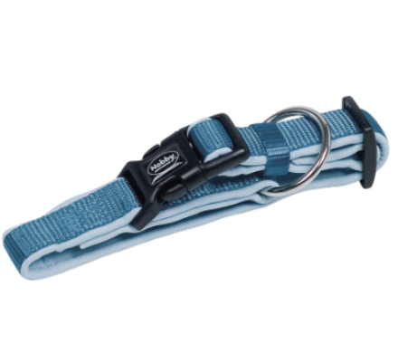 Nobby Нашийник для собак Classic Preno L-XL неопрен 2,5-3,5х50-65 см блакитний