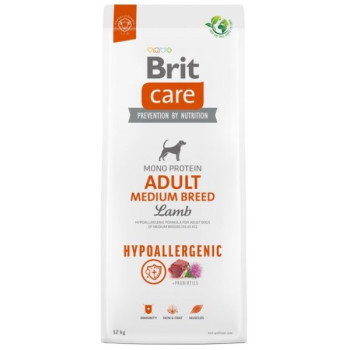 Brit Care Hypoallergenic Adult Medium Breed Сухой корм для собак Ягнёнок 12 кг
