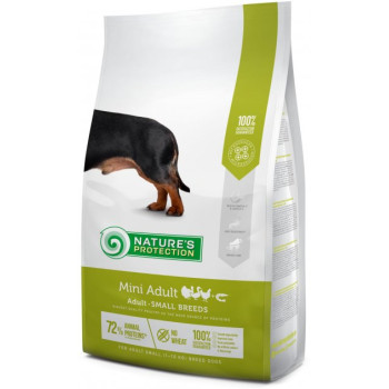 Nature\'s Protection Сухой корм для собак Mini Adult Small breeds Птица и Крыль 2 кг