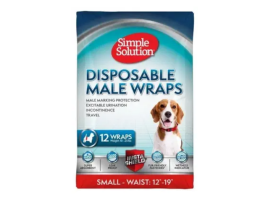 Simple Solution Пояс для кобелів Disposable Wrap S 31-49 см 12 шт