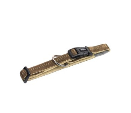 Nobby Ошейник для собак Soft Grip XS-S 1,5х25-35 см коричневый