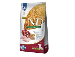 Farmina N&D Low Grain Puppy Mini Сухой корм для щенков Курица с гранатом 7 кг