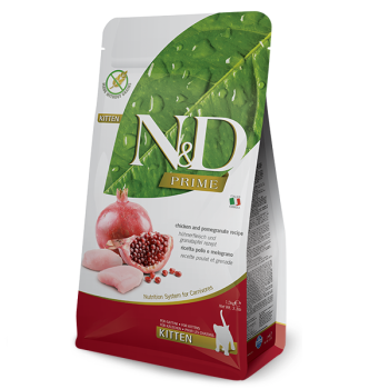 Farmina N&D Prime Grain Free Kitten Сухой корм для котят Курица с гранатом 1,5 кг