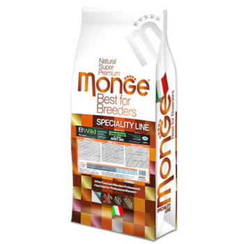 Monge Сухой корм для щенков Bwild Grain Free Puppy&Junior Утка 15 кг