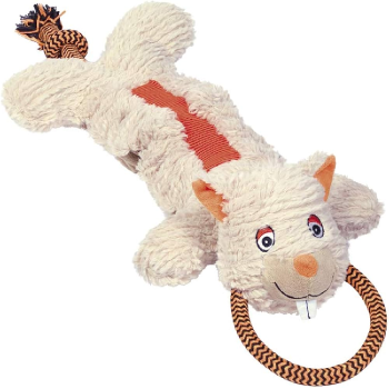 Nobby toy for dogs rodent with rope plush 59 cm white