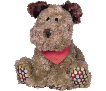Nobby toy for dog dogs with bandam plush 28 cm brown