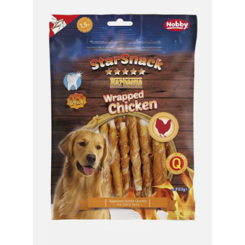 Nobby StarSnack Лакомства для собак Wrapped Chicken 900 г