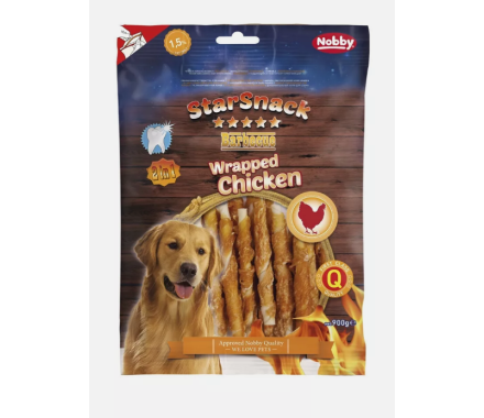 Nobby StarSnack Лакомства для собак Wrapped Chicken 900 г