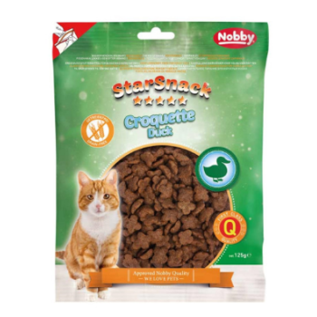 Nobby StarSnack Ласощі для котів Croquette Duck Качка 125 г