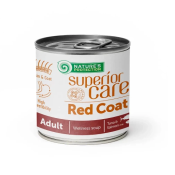 Nature\'s Protection Консерва для собак Red Coat Лосось и Тунец 140 г