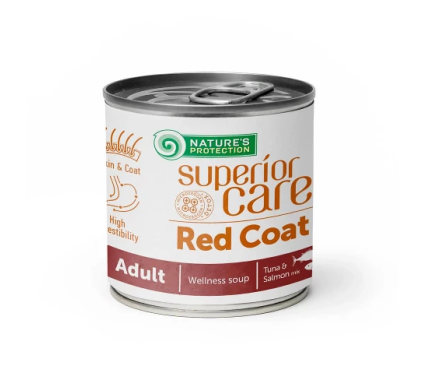 Nature\'s Protection Консерва для собак Red Coat Лосось и Тунец 140 г