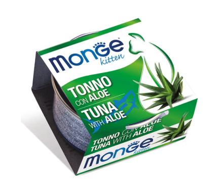 Monge Консерва для котят Kitten Тунец с алоэ 80 г