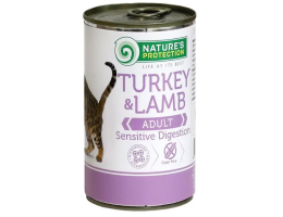Nature\'s Protection Консерва для котов Sensitive Digestion Индейка 400 г
