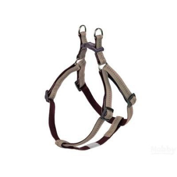 Nobby Шлея для собак Soft Grip M-L 2х50-72 см бежевая