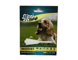 Petoni Planet Imidovet Капли для собак 10-25 кг от блох и клещей 2,5 мл Цена за 1 пипетку