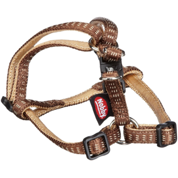 Nobby Шлея для собак Soft Grip S-M 1,5х40-56 см коричневая