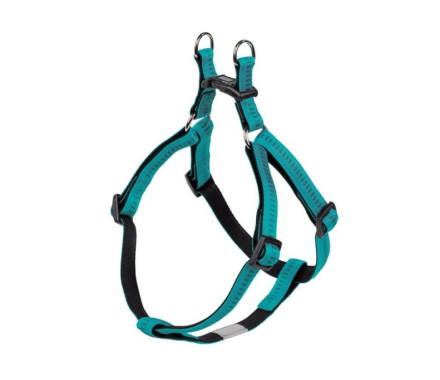 Nobby Шлея для собак Soft Grip S-M 1,5х40-56 см голубая