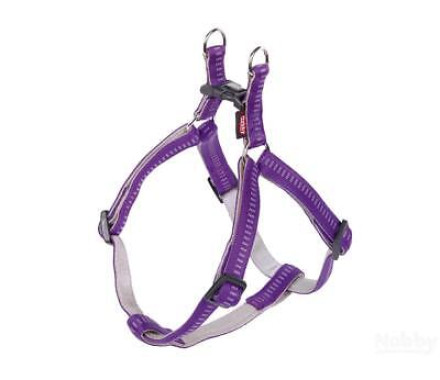Nobby Шлея для собак Soft Grip M-L 2х50-72 см фіолетова