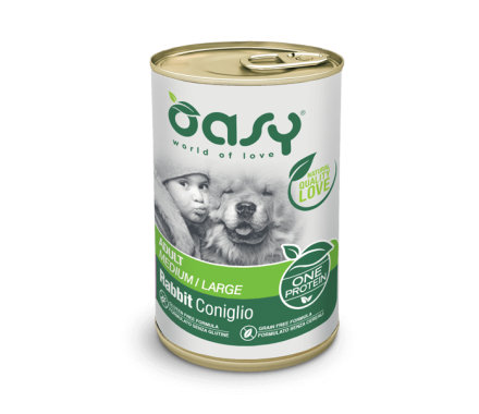 Oasy Консерва для собак Oap Medium/Large Breed Кролик 400 г