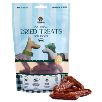 Natural Лакомства для собак Сосиски говяжьи 100 г