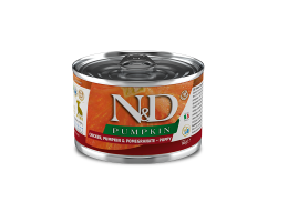 Farmina N&D Grain Free Puppy Mini Консерва для щенков Тыква, Курица с гранатом 140 г