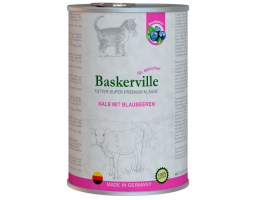 Baskerville KF Holistic Консерва для котят Телятина с черникой 400 г