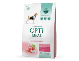 Optimeal Medium Breed Сухий корм для собак Індичка 4 кг