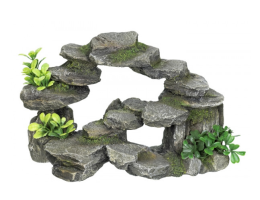 Nobby Декорация в аквариум Скалистая арка с растениями 26,5x15x16,5 см