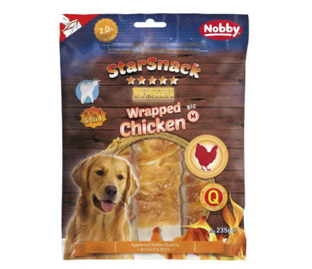 Nobby StarSnack Лакомства для собак BBQ Chicken Treats 235 г